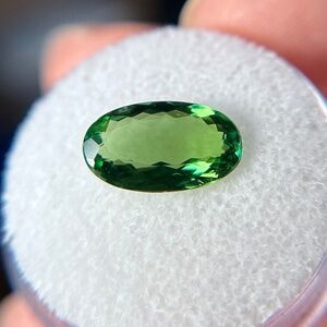 🟢 2.83 CT Natural GREEN TOURMALINE Vivid Checkerboard Gem